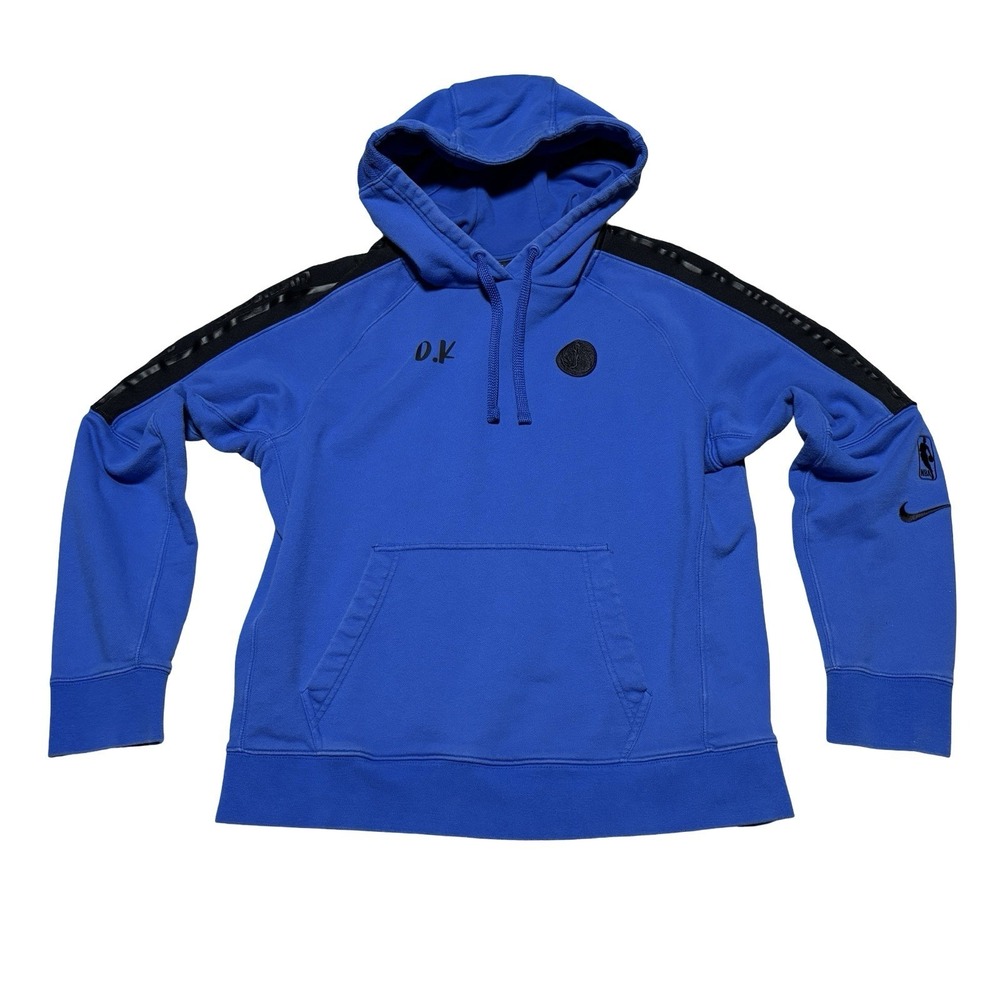 Nike Men's Dallas Mavericks Pullover Hoodie *personalized* Size M 23x26